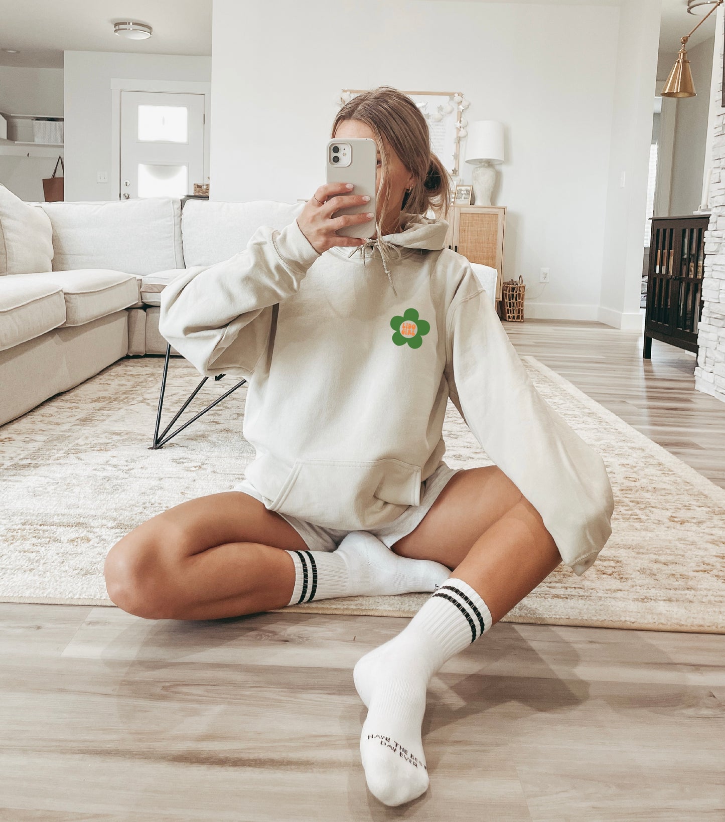 Retro Flowers Hoodie