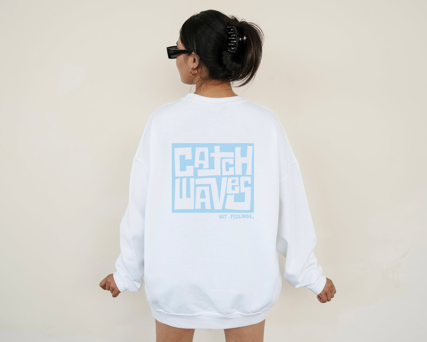 catch waves crewneck